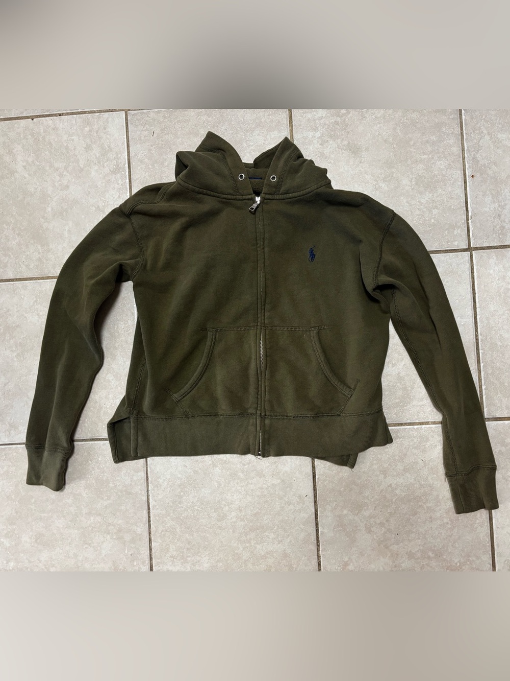 Ralph Lauren women’s Olive Green Full-Zip Hoodie